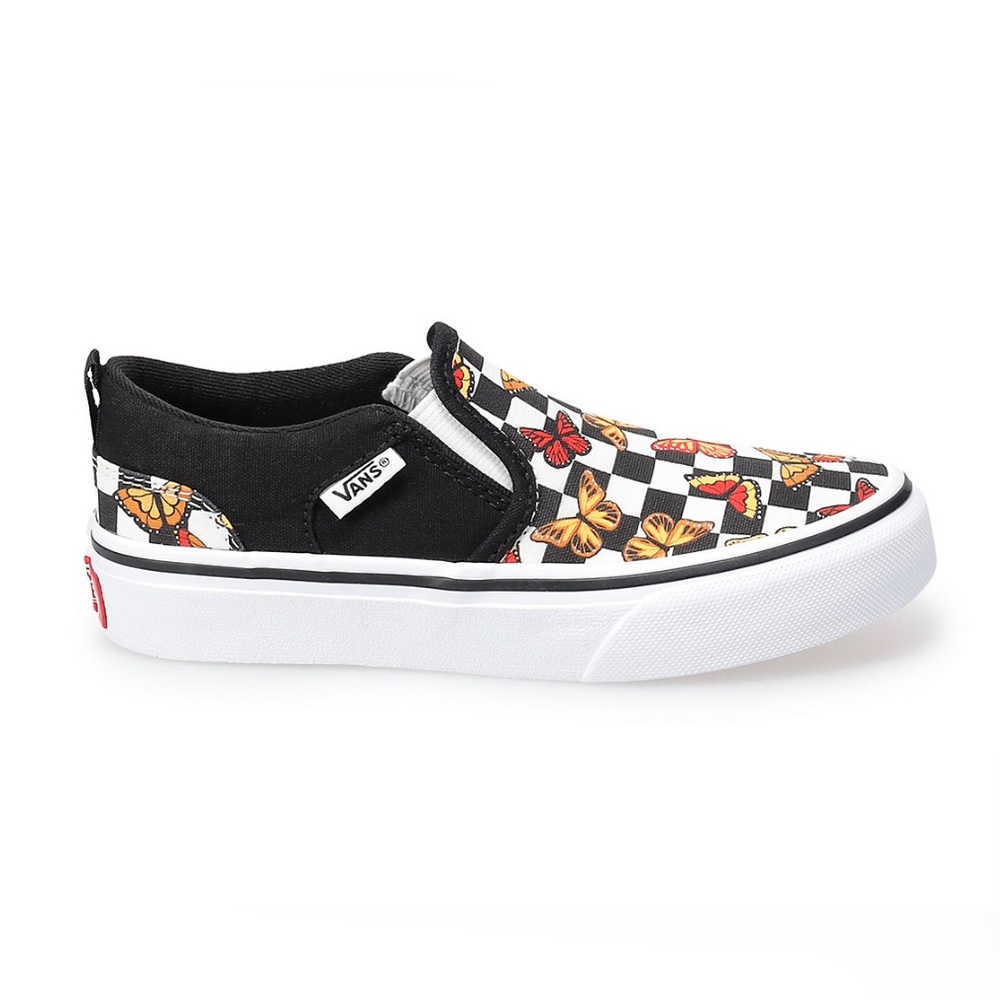 Vans  Asher Butterfly Girls' Slip-On Shoes size 6 new with box.  #11 - Picture 2 of 10
